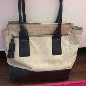 Large Kate Spade tote with tassel